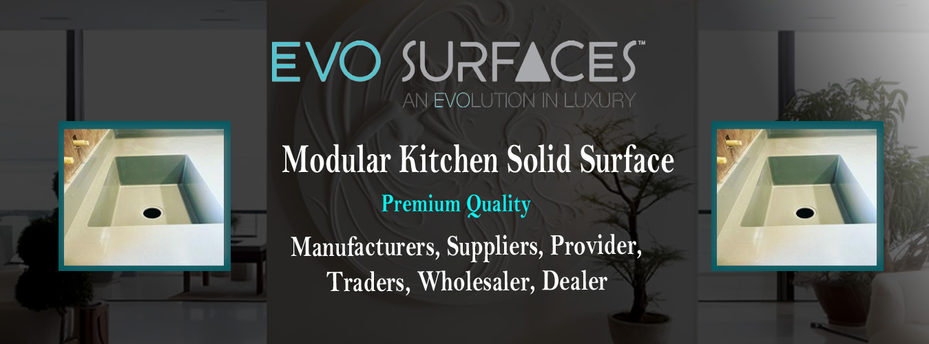 Modular Kitchen Solid Surface